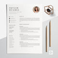 Resume Design CV Template - Skyler Hughes