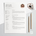Resume Design CV Template - Skyler Hughes