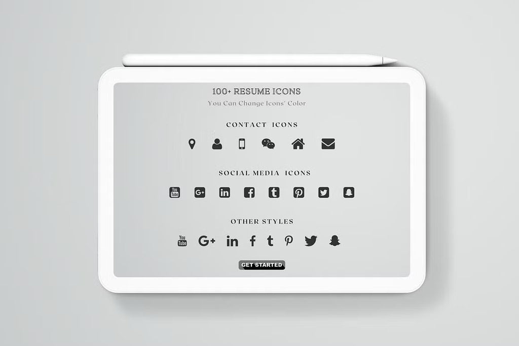 Creative Resume Template Word - Kinsley Johnson