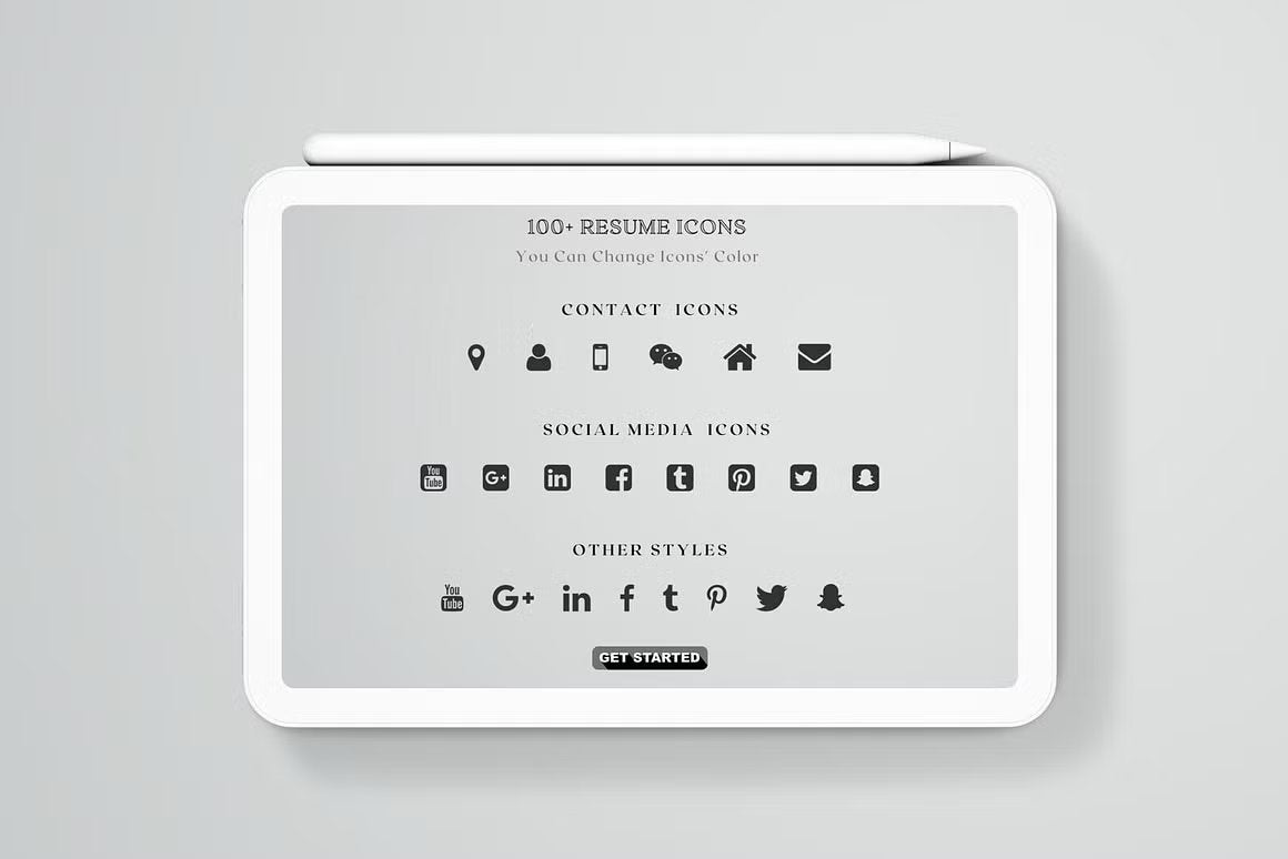 Creative Resume Template Word - Kinsley Johnson