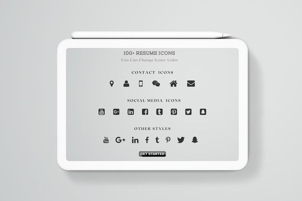 CV Resume Template - Mary Robertson