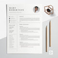 CV Resume Template - Mary Robertson
