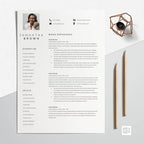 Resume Template Modern with Photo - Samantha Brown