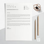 Resume Template Unique CV - Emily Cooper