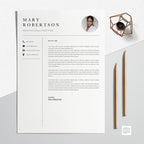 CV Resume Template - Mary Robertson