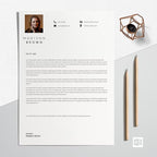 Simple Resume with Photo - Madison Brown