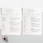 Creative Resume Design Professional - Sarah Watson