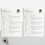 CV Resume Template - Mary Robertson