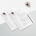 Resume Template Modern with Photo - Samantha Brown