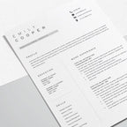 Resume Template Unique CV - Emily Cooper