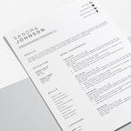 Modern Resume Template - Sandra Johnson