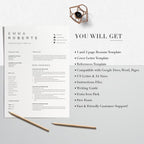 Resume CV Template - Emma Roberts