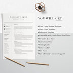 Professional Resume Design Template - Camille Lewis