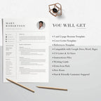 CV Resume Template - Mary Robertson