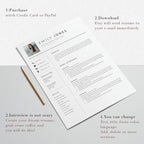 Professional CV Template Word - Emily Jones