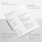Easy Resume CV Template - Laura Barnett