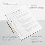 Professional Resume Design Template - Camille Lewis