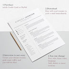 Creative Resume Template Word - Kinsley Johnson